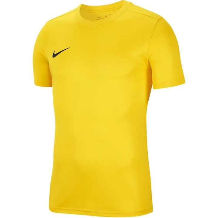 Nike Nike T Shirts Men's Yellow Crew Neck Moderate Straight Fit