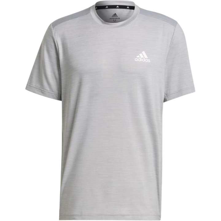 Adidas Adidas T Shirts Men's Gray Crew Neck Thin Straight Fit