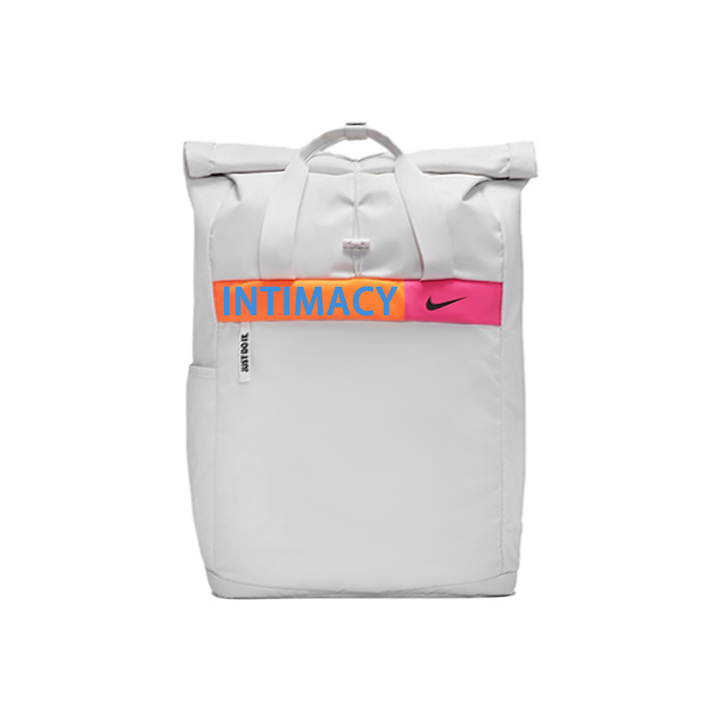 Nike Nike Intimate, Amber Fabric Backpack Unisex Light Silver Gray