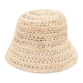 Bonpoint Raffia Bucket Hats Kids' Yellow