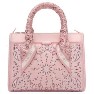 AMIRI Leather Shoulder Bag, Crossbody Bag, Handbag Mini Women's Pink