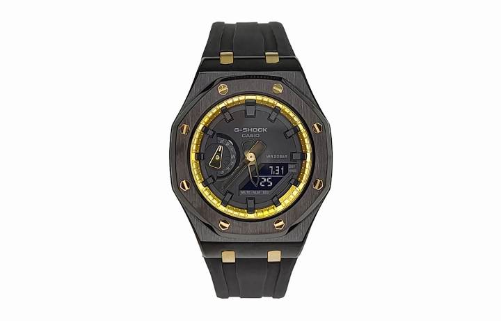 CASIO CASIO Men Liquid Crystal/Analog Dual Display Series 44mm Black Watch