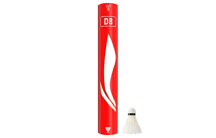 Li-Ning Li Ning D8 Duck Feather Shuttlecock 12 Pack Water Duck Feather Middle Board Duck Feather Shuttlecocks