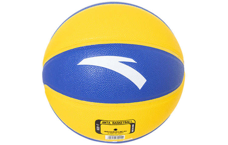Anta KT Pu Basketball Blue Yellow Multicolor Size 7 Training Unisex