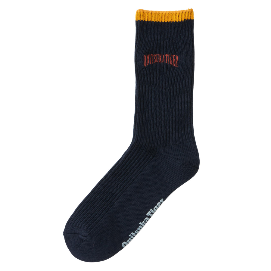 Onitsuka Tiger Onitsuka Tiger MIDDLE SOCKS Crew Socks Unisex 1 Pack Blue