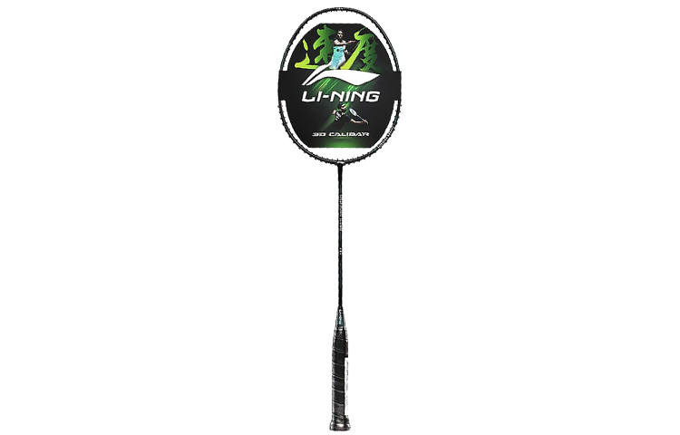 Li-Ning Li Ning AYPR194 Full Carbon Badminton Rackets Offensive Type Heavy Head, Stiff Shaft Advanced Level 675mm Black
