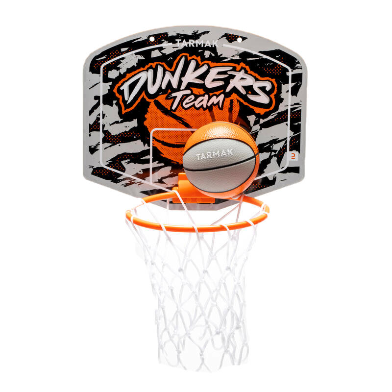DECATHLON Basketball Goals Frame ABS Resin, Plate Polypropylene Fiber, Ball Polyvinyl Chloride Indoor Kids