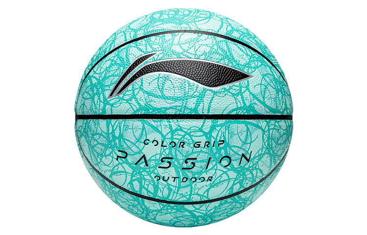 Li-Ning Li Ning Pu Basketball Green Size 7 Training Unisex China Mainland Version