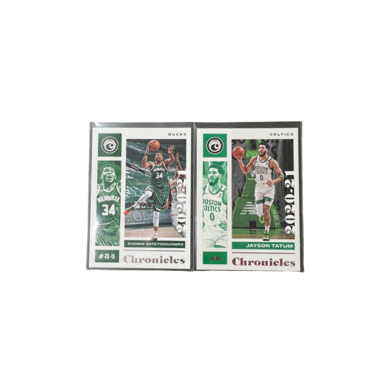 PANINI Tatum Celtics, Bucks Letter Bro, Rare Card Sports Cards 2 Pcs