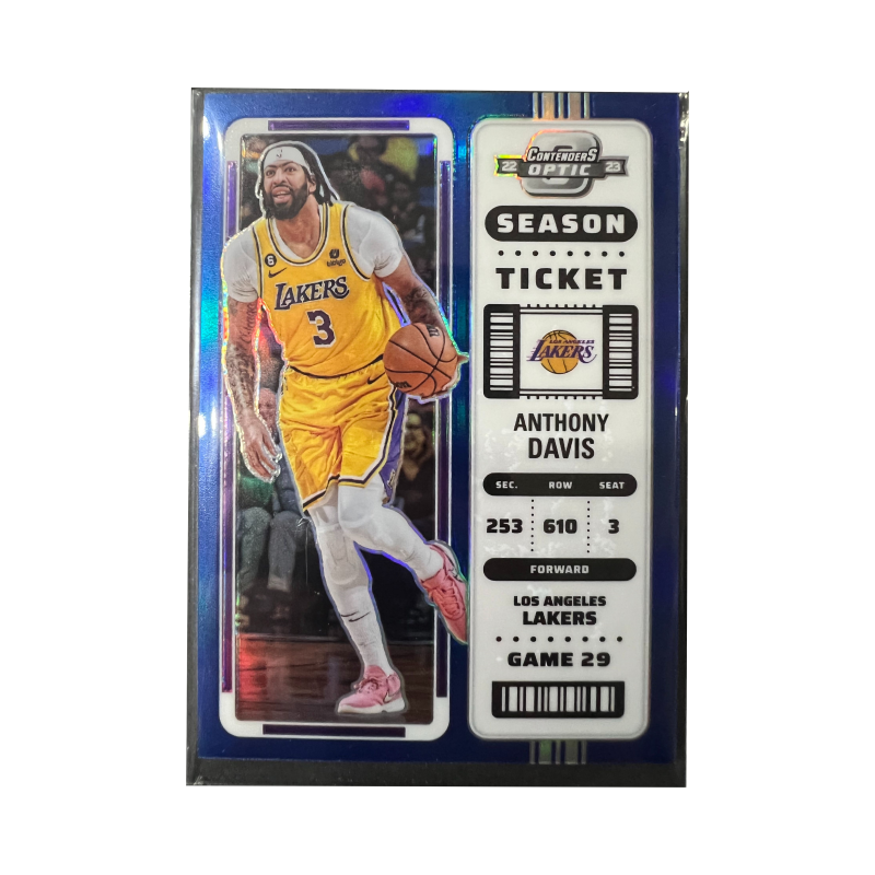 PANINI 2022 23 Basketball NBA Lakers Team, Davis, Big Man, Blue Fold 99 Pcs, Rare Cards Sports Cards 1 Pc