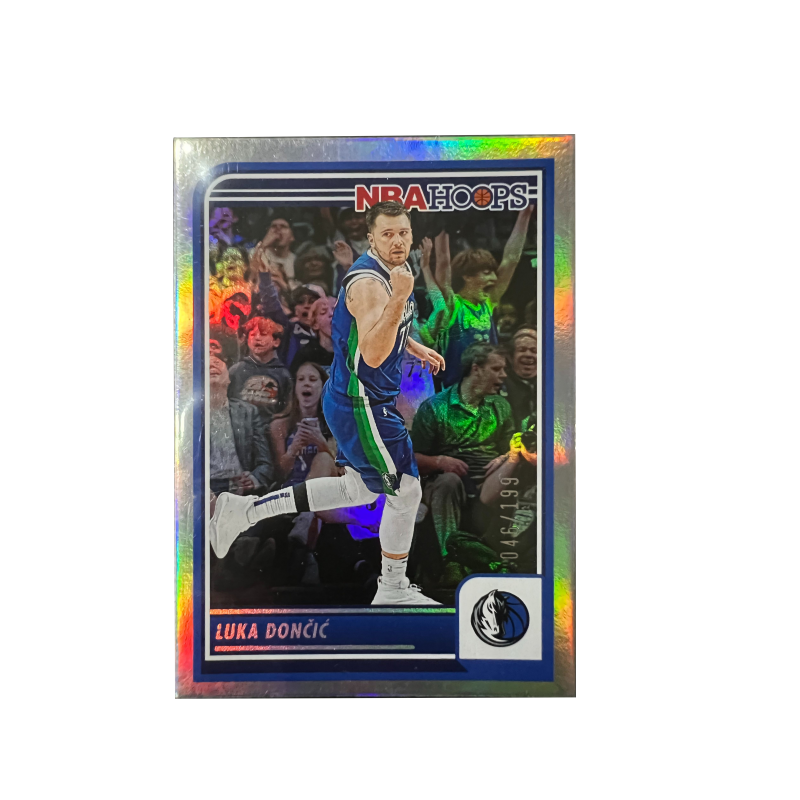 PANINI Dallas Mavericks, Luka Doncic, Silver Foil 199 Pcs, Rare Cards Sports Cards 1 Pc