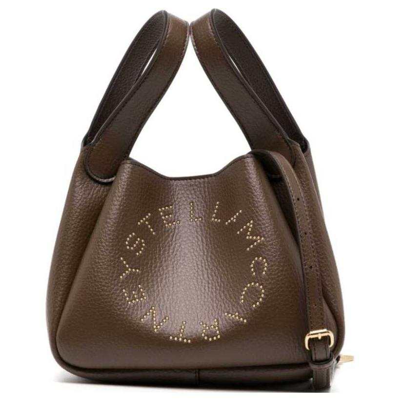 Stella McCartney Leather Portable Crossbody Bag, Shoulder Bag Women's Dark Brown