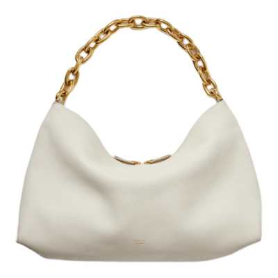 KHAITE Leather Handbag, Shoulder Bag Women's White