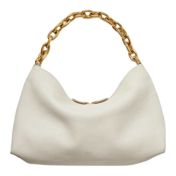 KHAITE Leather Handbag, Shoulder Bag Women's White