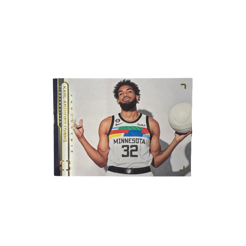 PANINI Minnesota Timberwolves, Anthony Towns, On Court, T Shirt, Rare Card Sports Cards 1 Pc
