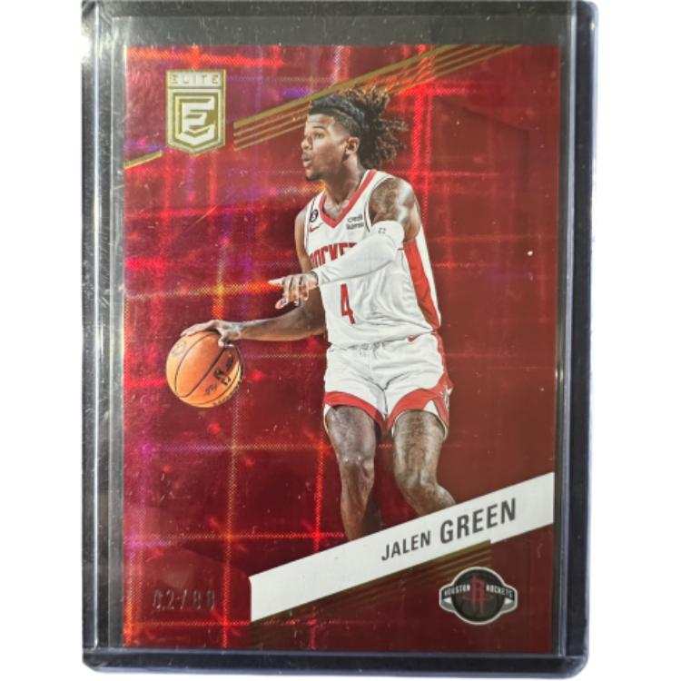 PANINI Rockets, Jalen, Green, Red Fold 99 Pcs, Rare Card Sports Cards 1 Pc