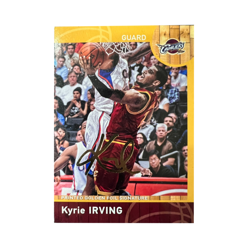 PANINI Knight Team, Kyrie, Irving, Gold Pen Autograph, Signature, Rare Card Sports Cards 1 Pc
