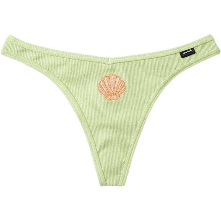 Victoria's Secret PINK Thong Women's 1 Pack Green