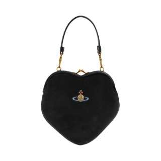 Vivienne Westwood Vivienne Westwood Cotton Velvet Portable One Shoulder Wallet Women's Black