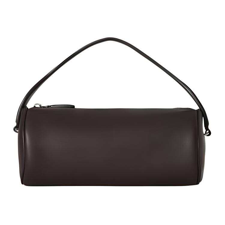 THE ROW Sheepskin Handbag Women's Chocolate Brown