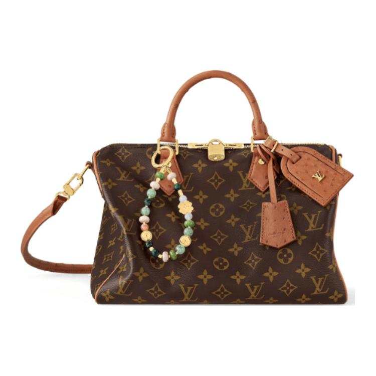 LOUIS VUITTON SPEEDY SOFT Coated Canvas Pillow Bag, Shoulder Bag, Crossbody Bag, Handbag Women's Brown
