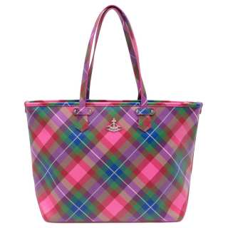 Vivienne Westwood Colette Tartan Tote Bag