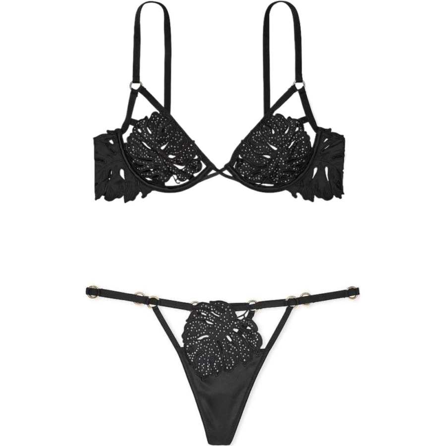 Victoria's Secret Underwear Set Women's Black