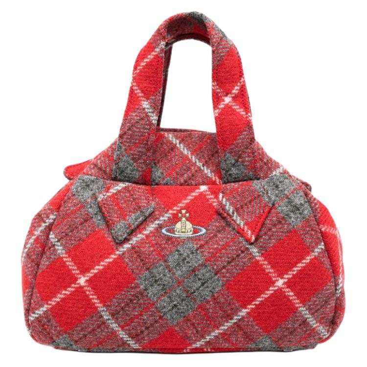 Vivienne Westwood Fabric Handbag Medium Women's Red & Multicolor