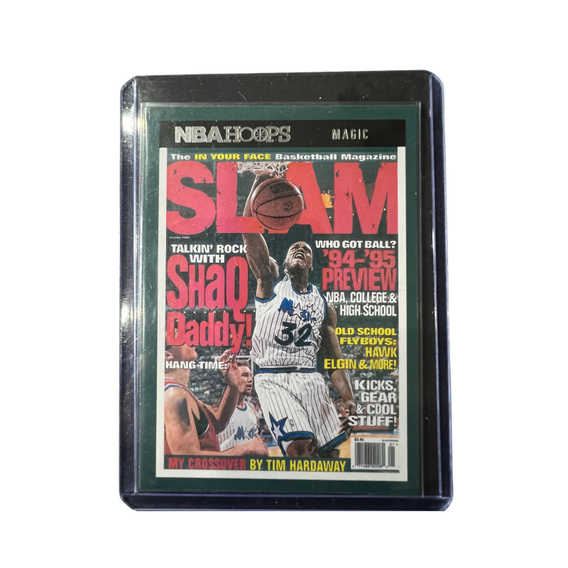 PANINI Magic Team, O'Neal, Big Shark, Slam Dunk, Magazine, Rare Card Sports Cards 1 Pc