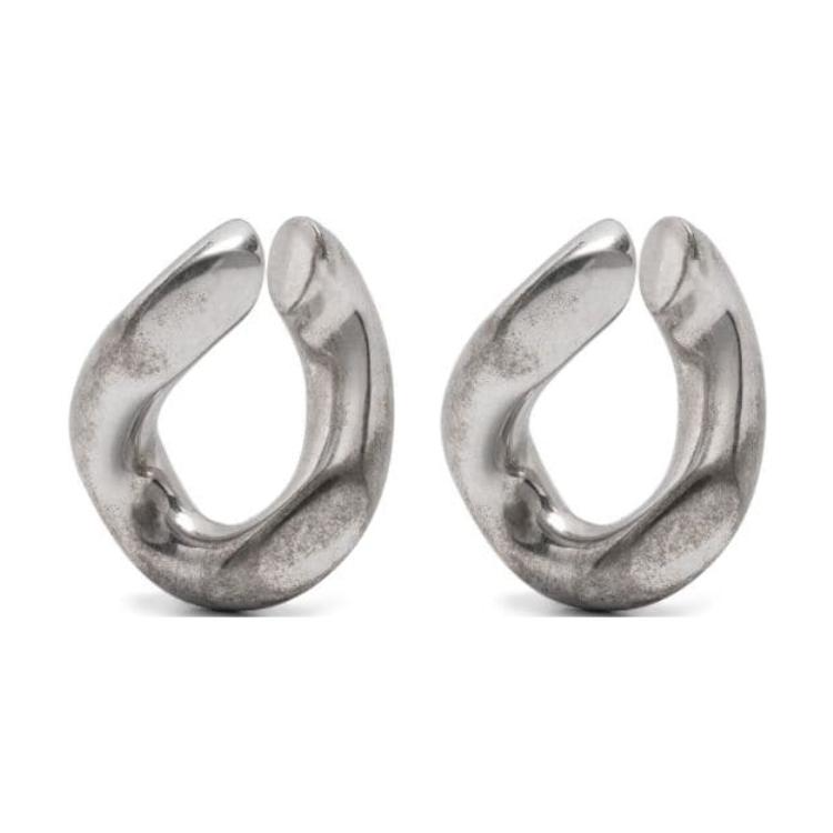 JIL SANDER Scultped Cuff Earrings