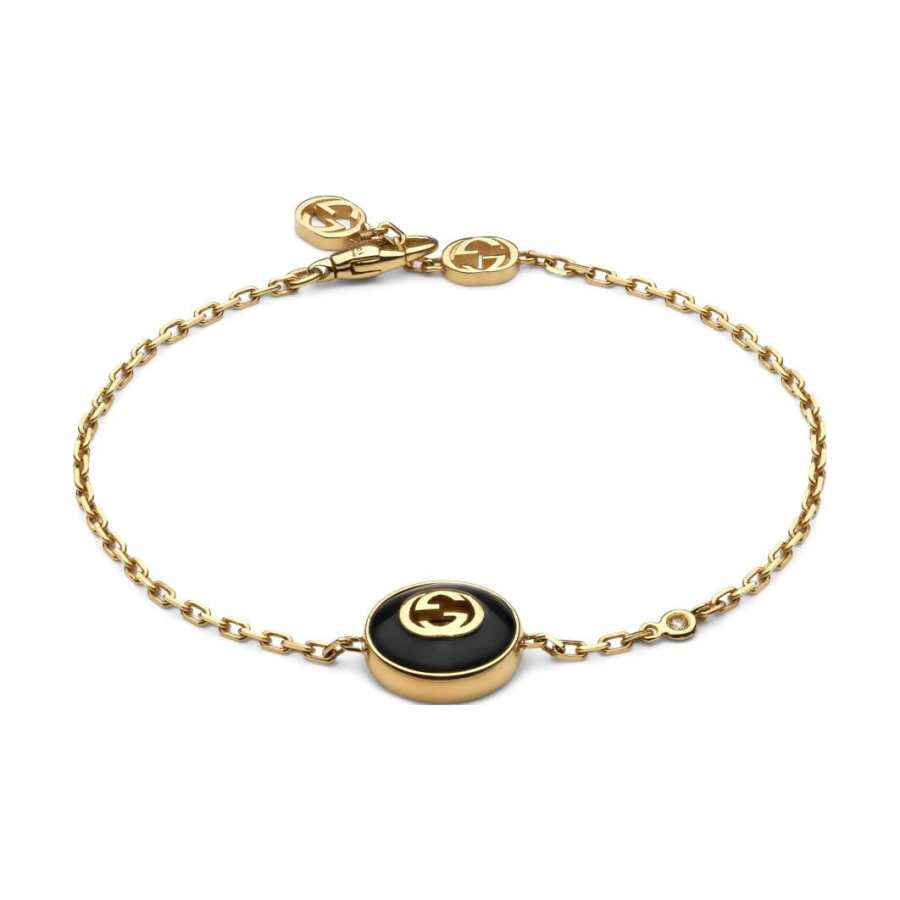GUCCI GUCCI Interlocking 18k Chain Bracelet