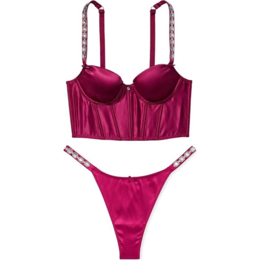 Victoria's Secret Underwear Set Women's Burgundy