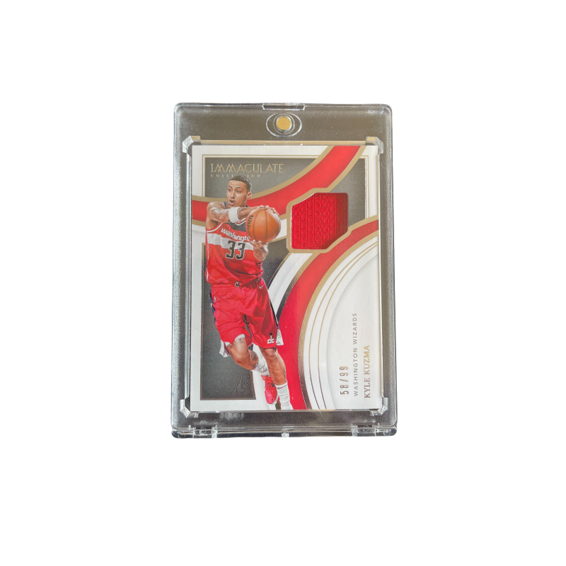 PANINI Immaculate Prodigy, Kuzma, Kuzma 58/99 Edition, Competition Game Jersey, Small Window Sports Cards 1 Pc