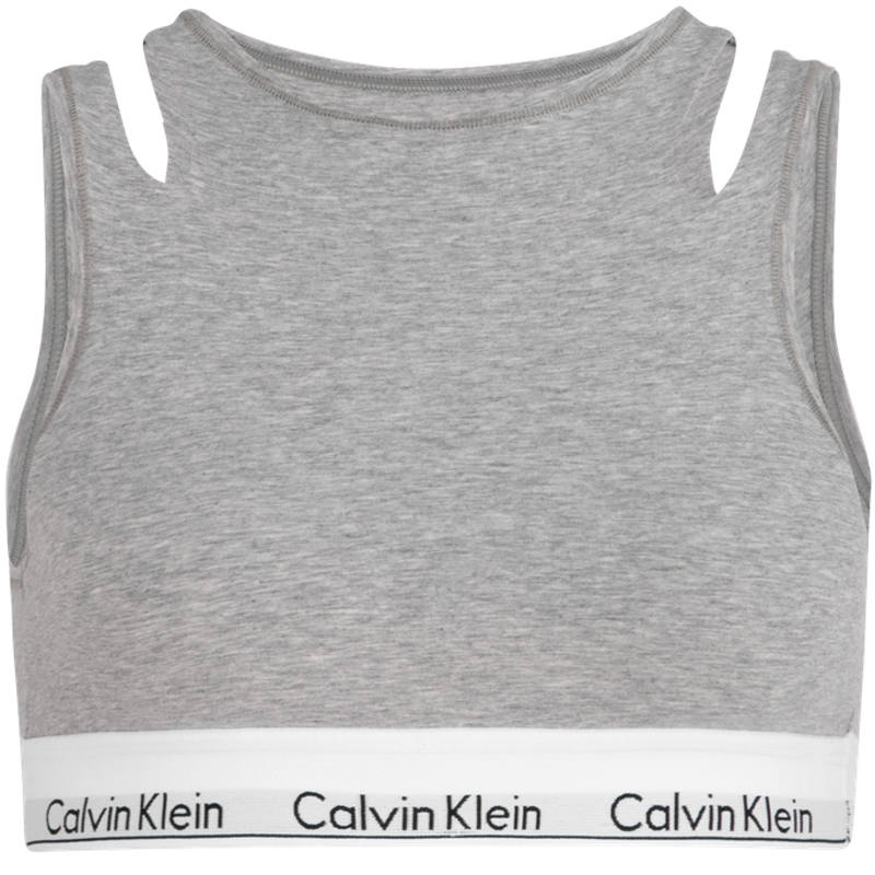 CALVIN KLEIN Bra Women's Coconut Gray