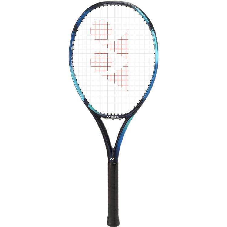 YONEX EZONE 07 FEEL 250g Racket Weight 102 Square Inches Head Size Sky Blue Unisex Full Carbon Tennis Rackets