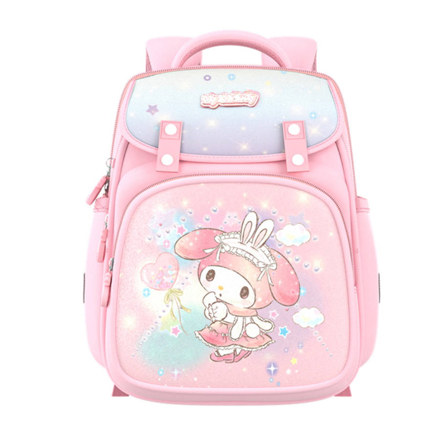 Sanrio Water Repellent Fabric Student Bag Regular Kids' Pink/Purple