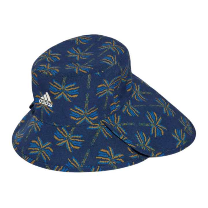 Adidas Adidas Patterned Print Recycled Polyester, Elastane Bucket Hats Women's Blue