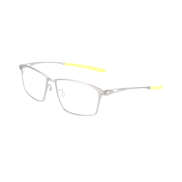Nike Nike Titanium Alloy Square Eyeglass Frames Men's