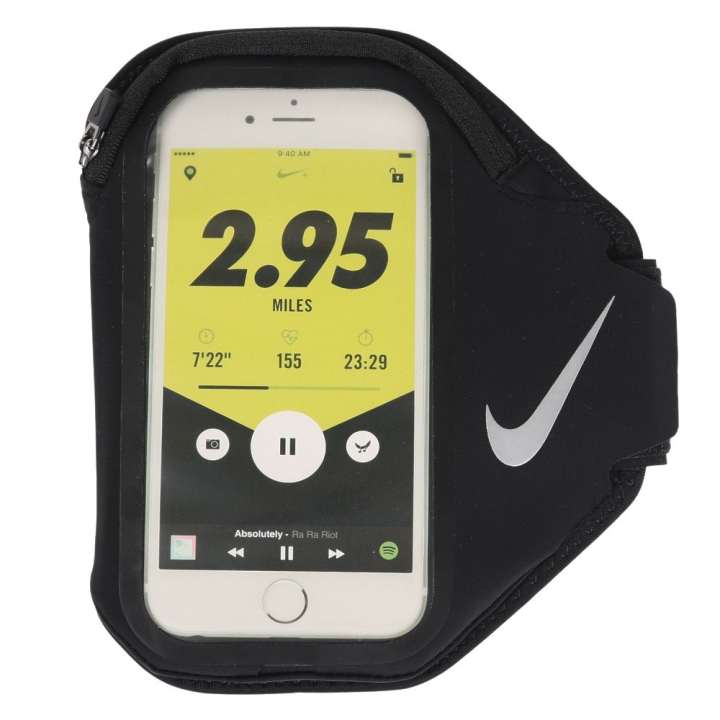 Nike Nike Nylon Cell Phone Pouch Unisex Black