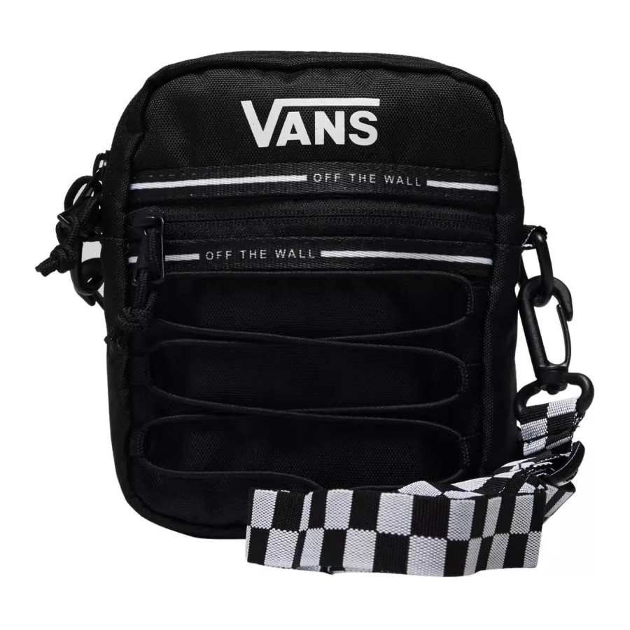 Vans Vans Nylon With Polyester Shoulder Bag, Crossbody Bag Regular Unisex Black