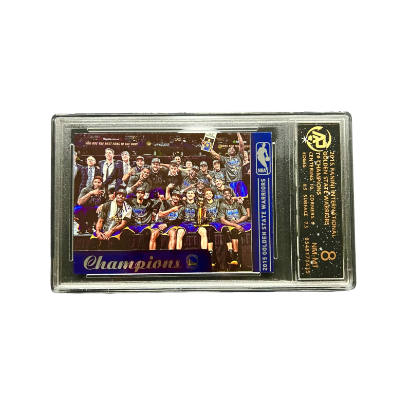 PANINI Curry 2015 Golden State Championship Family Portrait Team Photo, The First NBA Championship Of The Warriors