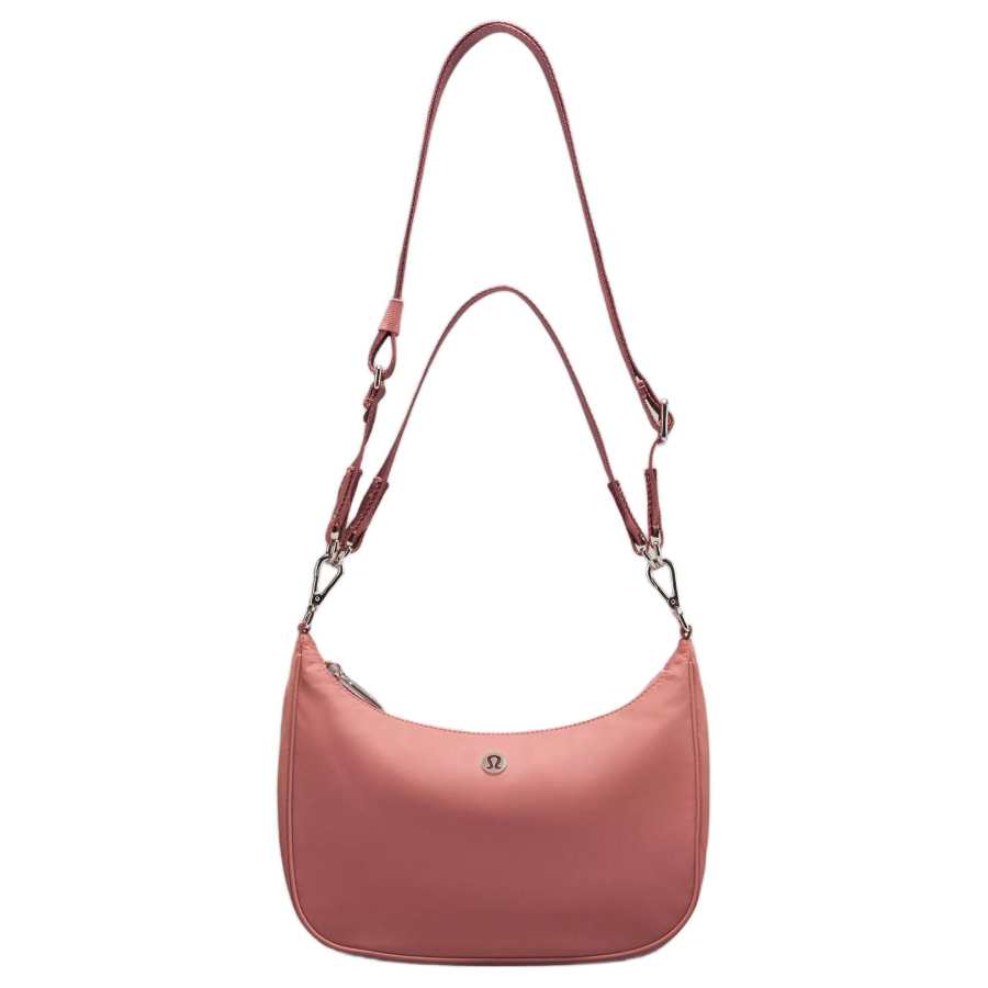 Lululemon Recycled Nylon Crossbody Bag, Shoulder Bag Mini Women's Pink