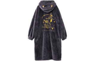 YSO x SNOOPY Sleep Robe Men's Dark Gray