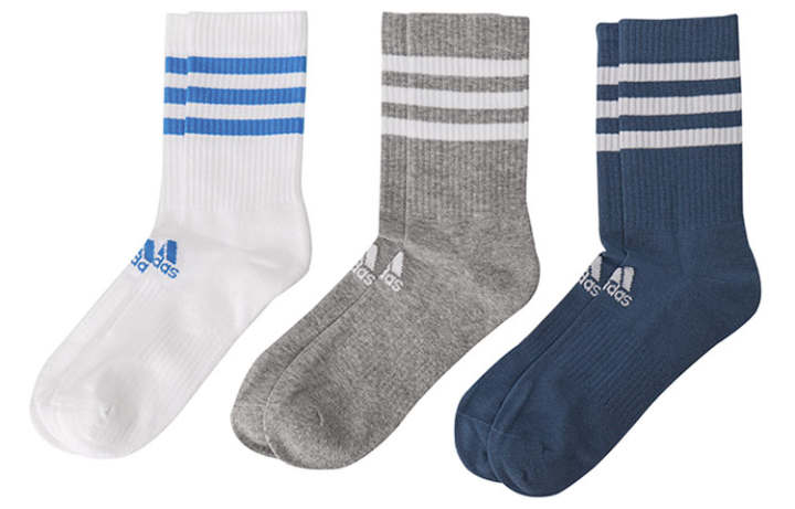 Adidas Adidas Crew Socks All Unisex White/Gray/Blue