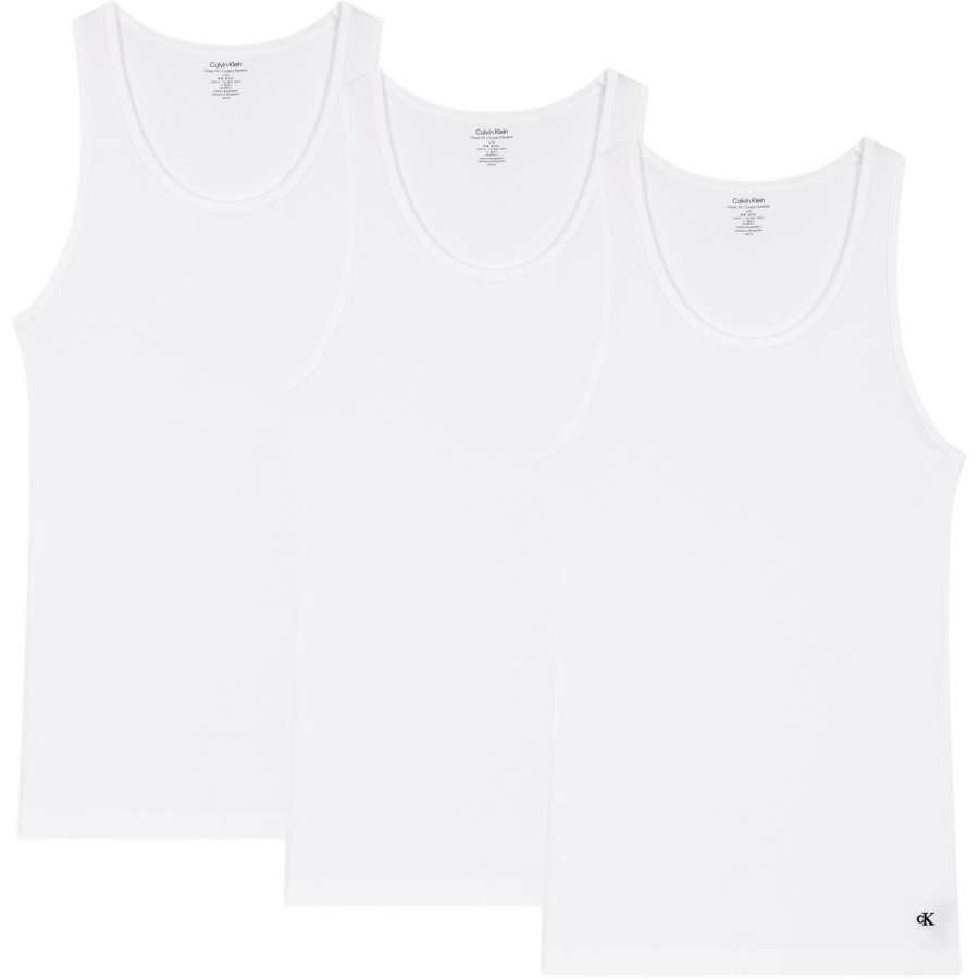 CALVIN KLEIN Tank Top Men's 3 Pack White