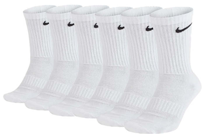 Nike Nike Everyday Cushion Crew Knee High Socks Unisex Combo Set White