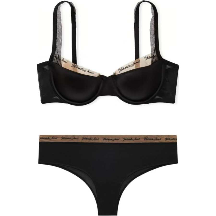 Victoria's Secret Underwear Set Women's Black