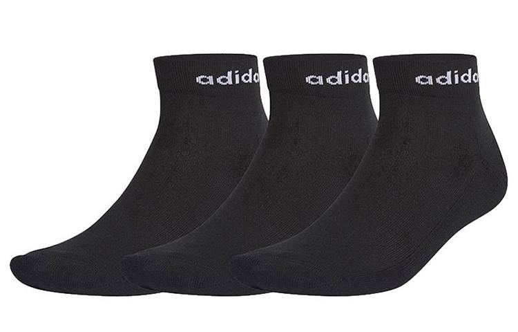 Adidas Neo Ankle Socks Unisex 3 Pack Black
