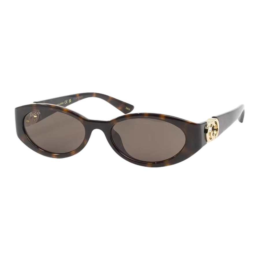 GUCCI GUCCI Eyewear Oval Frame Sunglasses