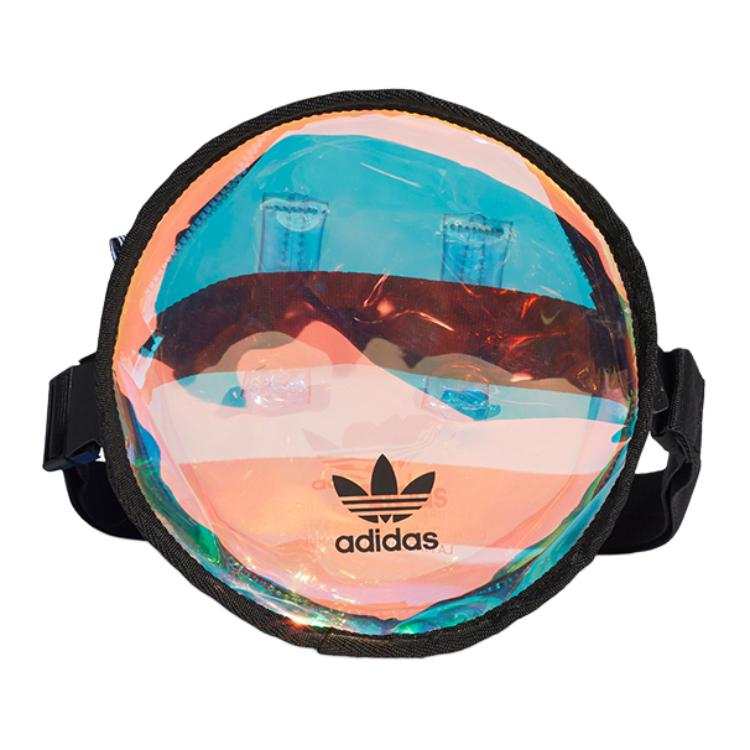 Adidas Originals PVC Shoulder Bag, Crossbody Bag, Fanny Pack Regular Unisex Dazzling Color Transparent